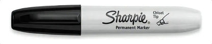 Marcadores Sharpie Punta Gruesa Cincel Chisel Negro Con 12