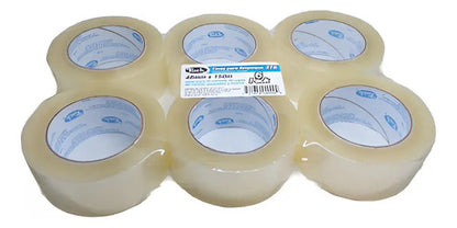Cinta De Embalaje Tuk 278 Marrón 48mm X 150m Pack 6 Marrón