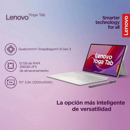 Tablet Yoga Tab 11,1 3.2k 12gb 256gb Pluma Y Teclado Concha Concha