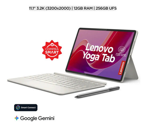 Tablet Yoga Tab 11,1 3.2k 12gb 256gb Pluma Y Teclado Concha Concha