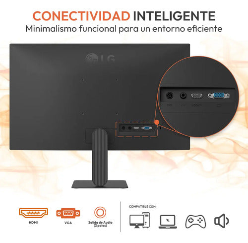 Monitor Pc LG 24u411a 23.8 Fhd, 1920x1080, Panel Ips, 120hz Negro