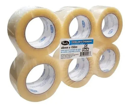 Cinta Adhesiva Transparente 278 Tuk 257822 1 Paq Con 6 Pzas