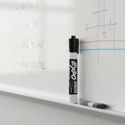 Marcador Pizarron Sharpie Expo Negro Cincel 12 Pzs Negro