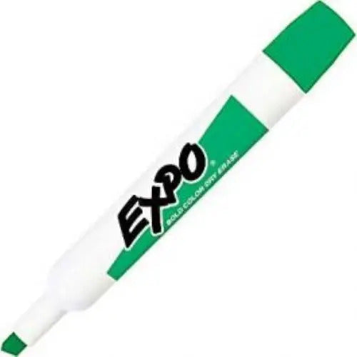 Marcador Pizarrón Sanford Expo Verde Cincel 12 Pzas Plástico Verde