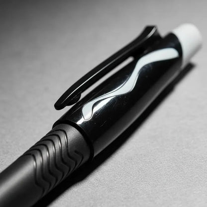 Bolígrafo Paper Mate Borrable Para Escritura Media, Pack De 12 En Tinta Negra Negro