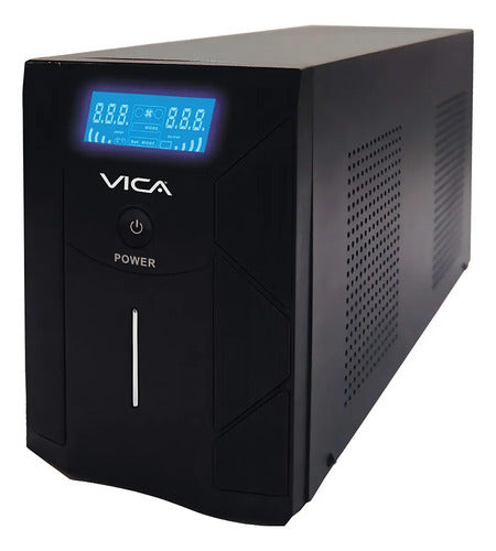 No Break Vica S3000, 1800w, 3000va 8 Contactos 120v Negro