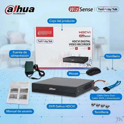 Dahua Dvr 4 Canales Dh-xvr1b04-i/t 1 Discos Duros, Máx. 6tb