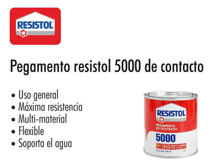 Pegamento Líquido Resistol 5000 Para Madera, Metal Y Plástic
