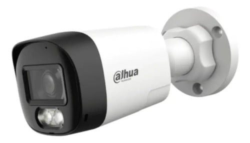 Cámara Bala Dahua Dh-hac-hfw1200rl-il-t 2mp Visión Nocturna Blanco