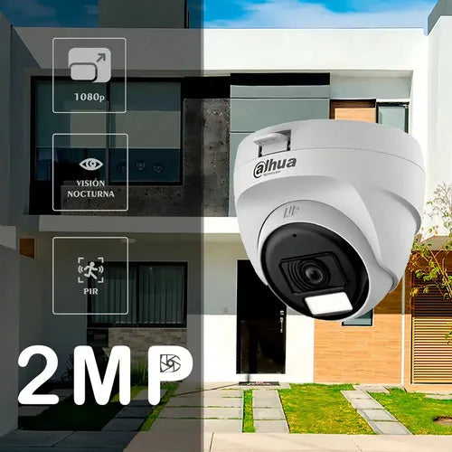 Cámara Domo Dahua T1a21n-u-il-a Iluminación Dualaudio Blanco Blanco