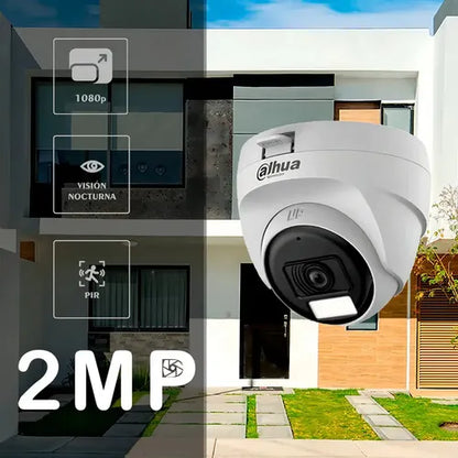 Cámara Domo Dahua T1a21n-u-il-a Iluminación Dualaudio Blanco Blanco