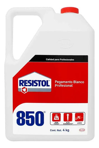 Pegamento Blanco Resistol 850 4 Kg Blanco