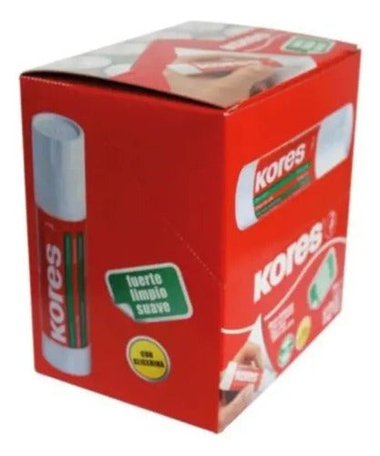 Pegante Barra Adhesivo Kores 20g Caja C/12 Pz