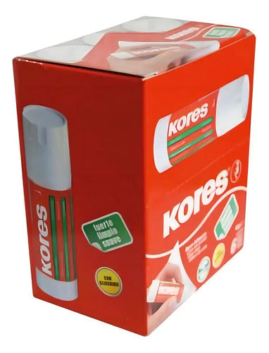 Lápiz Adhesivo Kores 40 Gr Paquete C/6 Piezas - 124029 /vc