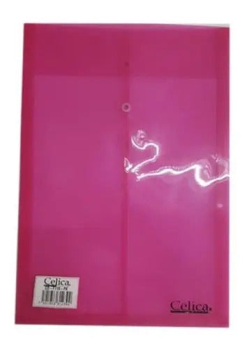 Sobre Documentos Oficio Rosa Marca Celica Pack 12 Unidades Con Hilo