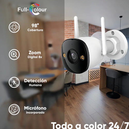Cámara Seguridad Imou Bullet Wi-fi Full Color 3mp Nocturna Blanco