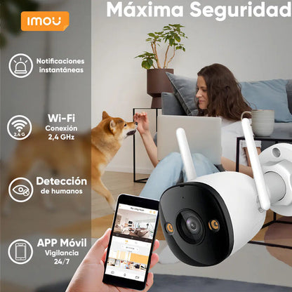 Cámara Seguridad Imou Bullet Wi-fi Full Color 3mp Nocturna Blanco