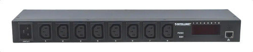 Intellinet Pdu Para Rack 19 , 16 A, 110-240v, 8 Contactos