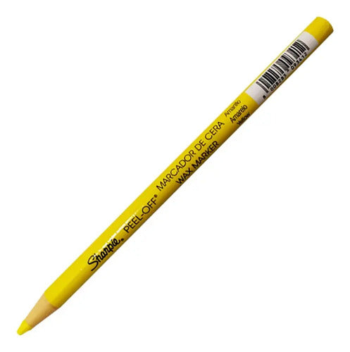 Marcador De Cera Sharpie Amarillo 12 Pzs