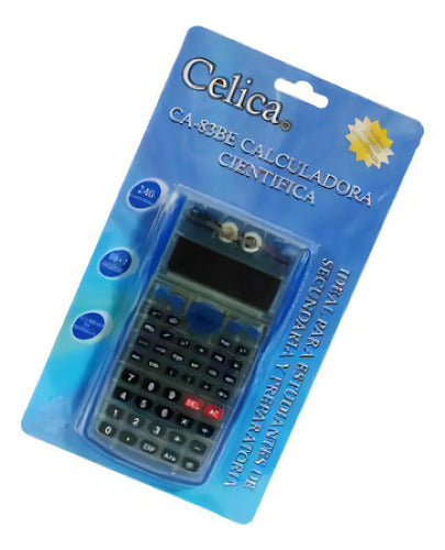 Calculadora Científica Celica Ca-83 Az 240 Funciones Azul Azul