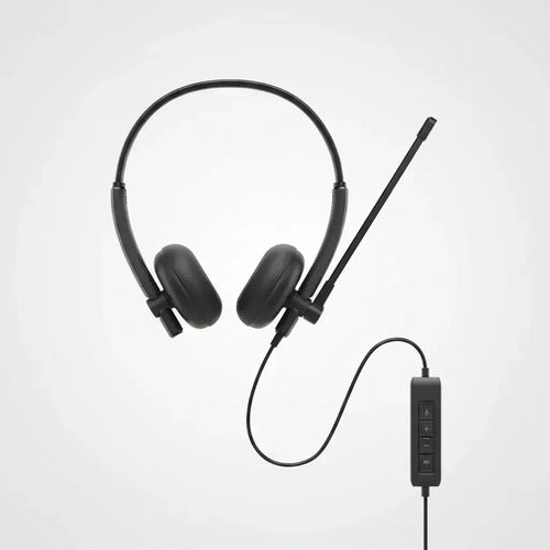 Dell Audífonos Wh125, Alámbrico, Usb-a Dell-wh125-dww Negro