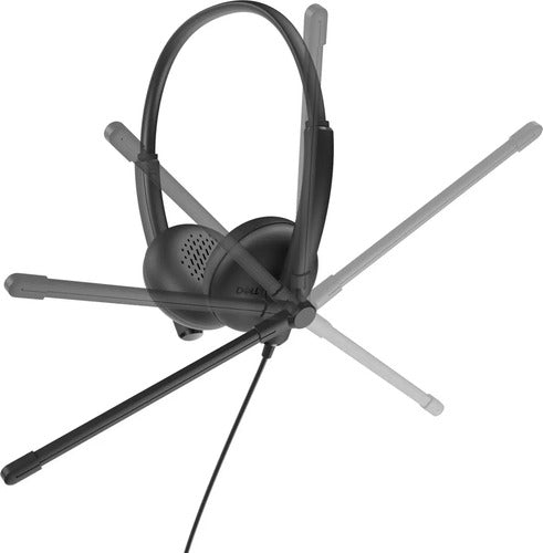 Dell Audífonos Wh125, Alámbrico, Usb-a Dell-wh125-dww Negro