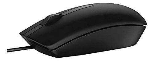 Mouse Dell Ms116, Alámbrico, Óptico, 1.000dpi, Usb-a, Negro Black