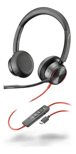 Poly Audífonos Blackwire 8225, Alámbrico, Usb 8x225aa Usb-c Negro