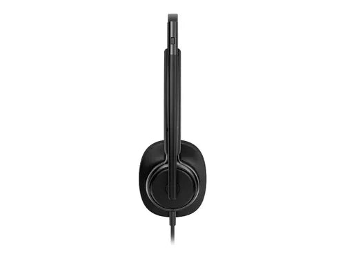Diadema Poly Mission 425 Stereo Usb-c/a Wired Headset Classic Cushion Foam Con Cancelacion De Ruido Negro
