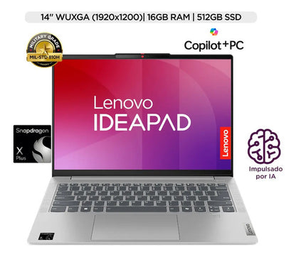 Laptop Lenovo Ideapad Slim 5 14q8x9 Wuxga 16gb, 512gb X Gris