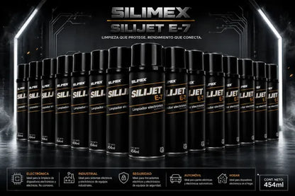Limpiador Eléctrónico Aerosol Silijet E-7 Plus Pack 15 Unid