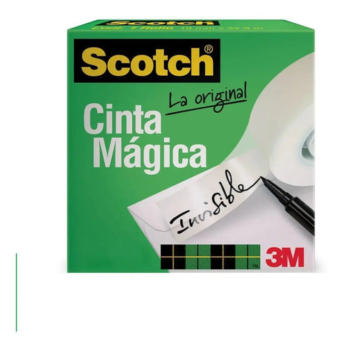 Cinta Mágica Adhesiva 810 24x65 3m 8102465 Invisible