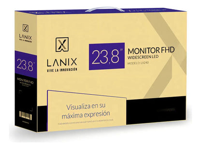 Monitor Lanix Lx240 16578. 23.8 Pulgadas. Full Hd. Negro