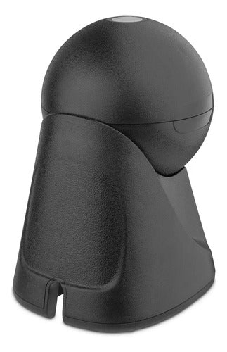 Lector De Código De Barras 2d Qian Inalámbrico- Incluye Base Negro Usb