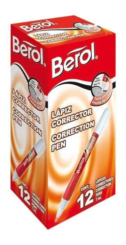 Pluma Berol Correctora C/12