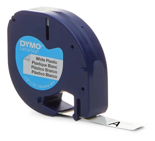 Etiquetas Dymo 91331 Plástico Blanco 12mm X 4m Blanco