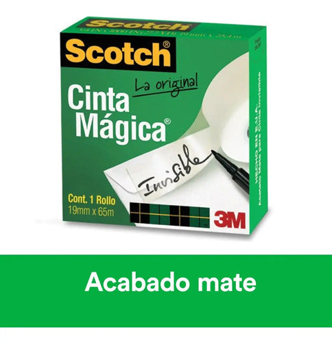 Cinta Mágica Adhesiva 810 19mm X 65m 3m 8101865