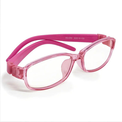 Lentes Protección Luz Azul Vorago Kg-200-pk Protección Uv Infantil Rosa