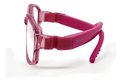 Lentes Protección Luz Azul Vorago Kg-200-pk Protección Uv Infantil Rosa
