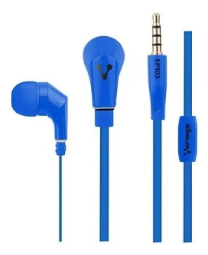 Audífono Vorago, Azul, 1,2 M, 3,5 Mm Au-362585-9 Ep-103 Azul