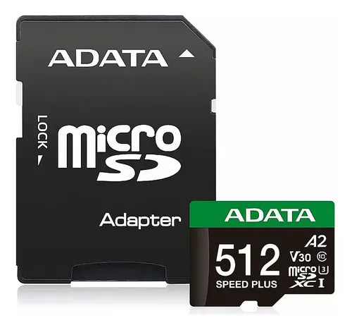 Memoria Flash Adata Speed Plus 512gb Microsdxc Uhs-i Clase10