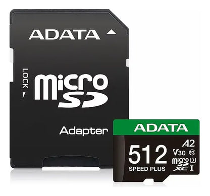 Memoria Flash Adata Speed Plus 512gb Microsdxc Uhs-i Clase10