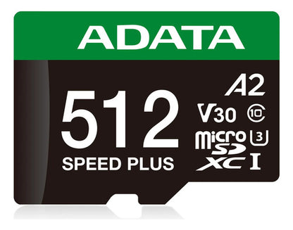 Memoria Flash Adata Speed Plus 512gb Microsdxc Uhs-i Clase10