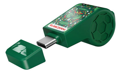 Memoria Usb Sandisk Fifa World 2026 Mexico 128gb Usb-c 3.0 Verde Fifa Copa Mundial