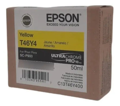 Cartucho Epson Modelo T46y Amarillo Para P900 50ml /vc