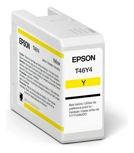 Cartucho Epson Modelo T46y Amarillo Para P900 50ml /vc