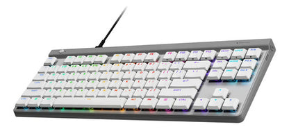 Teclado Gamer Con Cable Logitech G515 Tkl, Blanco Inglés Inglés Us