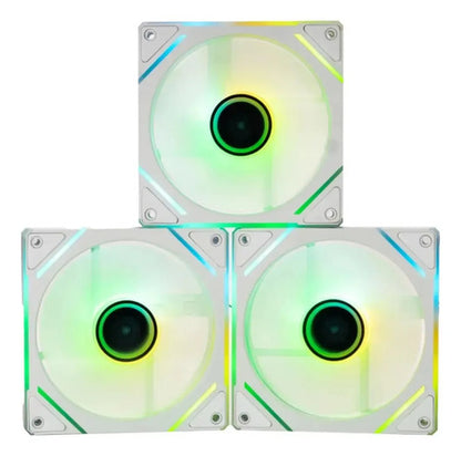 Ventilador Gamer Argb 120mm Gaming Naceb Na-0650 Blanco