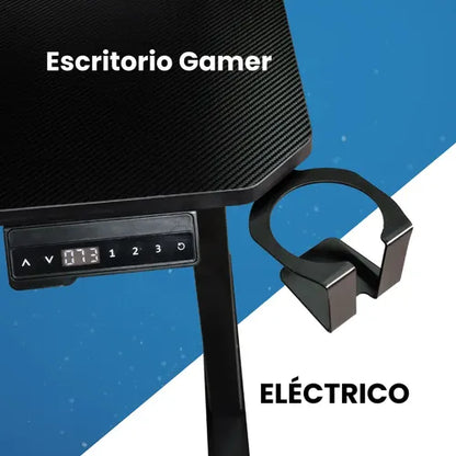 Escritorio Naceb Na-0647 Gamer Negro  1.18 Mx 1.20 M Negro