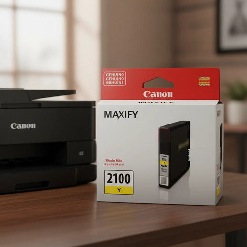 Cartucho Tinta Canon Pgi-2100y Amarillo Ib4010 Mb5310 Ori /v